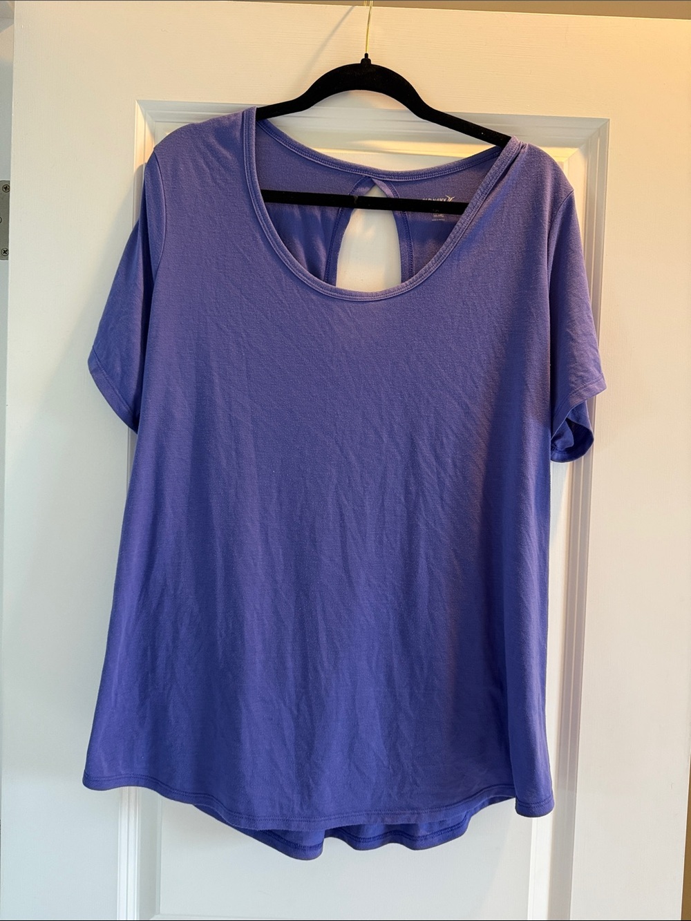 Old Navy Activewear Women’s Purple Keyhole Back Tee Size XXL